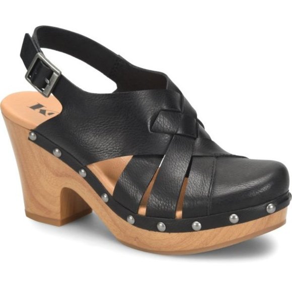 Korks Shoes - KORKS by Kork-Ease Wynne Platform Clog Black 9 NEW